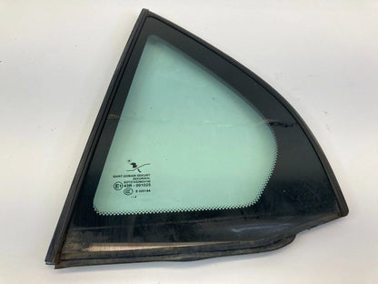03-11 SAAB 9-3 REAR LEFT DRIVER SIDE DOOR VENT WINDOW QUARTER GLASS 12804489 OEM