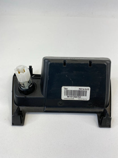2010-2012 DODGE CALIBER DASH STORAGE INSERT W POCKET 12V & HAZARD SWITCH BEZEL