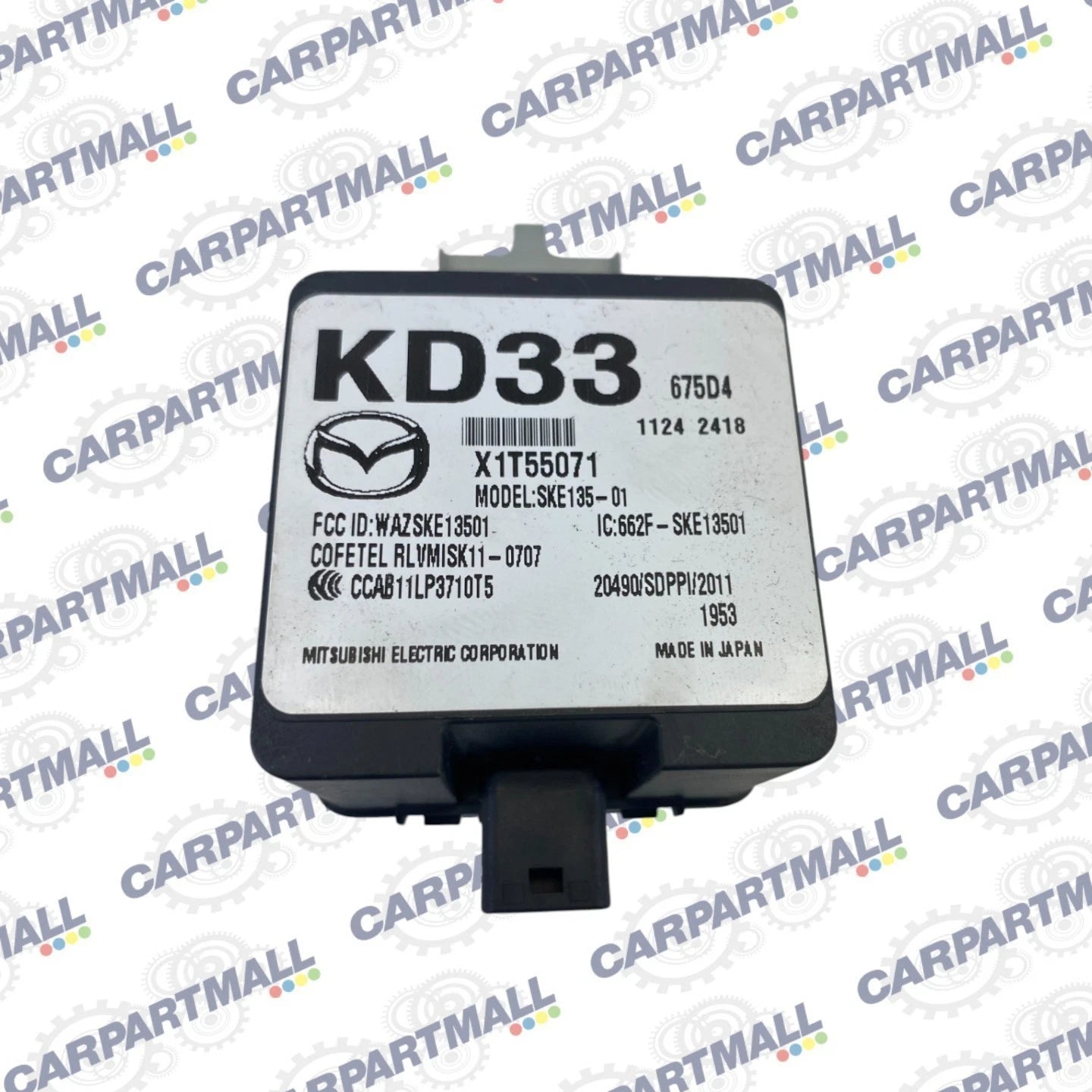 2013-2025 MAZDA CX-5 CX5 KEYLESS ENTRY RECEIVER CONTROL MODULE OEM KD33675D4