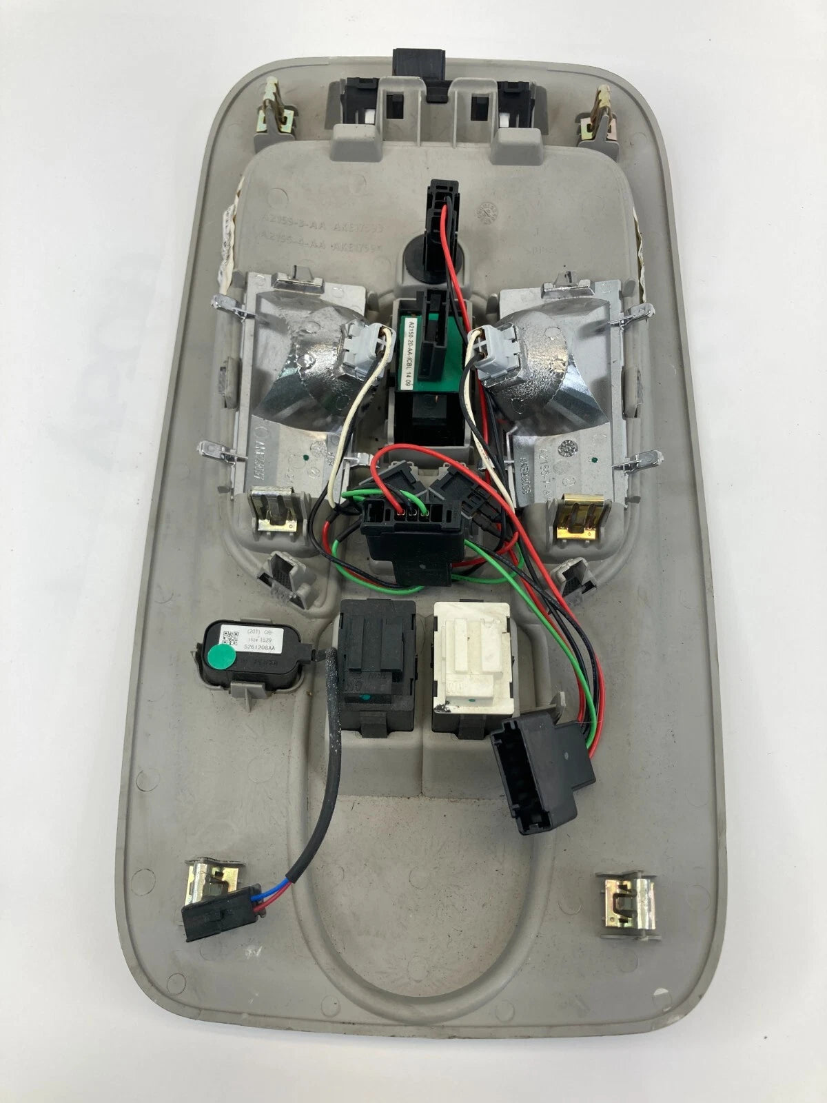 2010-2016 CHEVY EQUINOX W SUNROOF OVERHEAD CONSOLE DOME MAP LIGHT LAMP 20862170