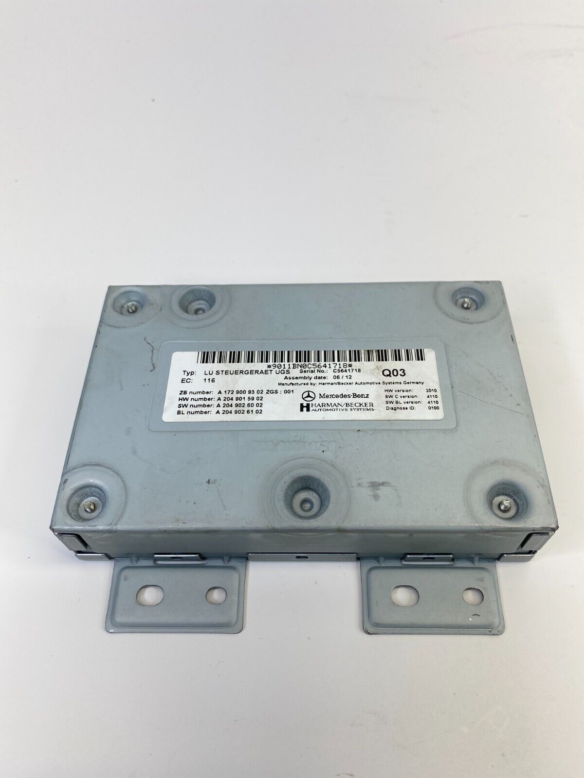 2012-2016 Mercedes-Benz E350 Communication Interface Module A172-900-93-02 OEM