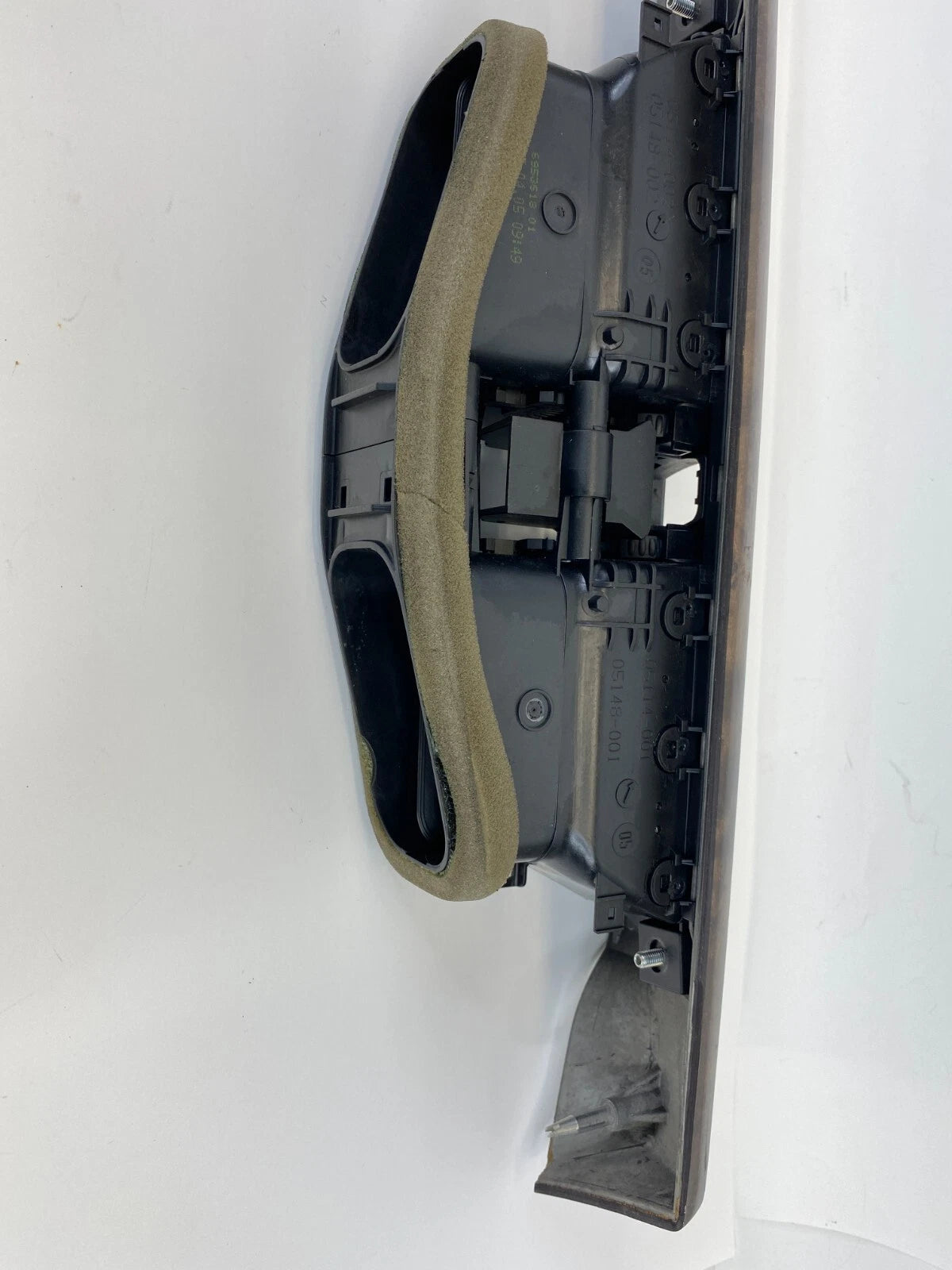 06 07 BMW 530i 08-10 535i DASH RIGHT SIDE MOLDING GARNISH WOODGRAIN TRIM W/ AC