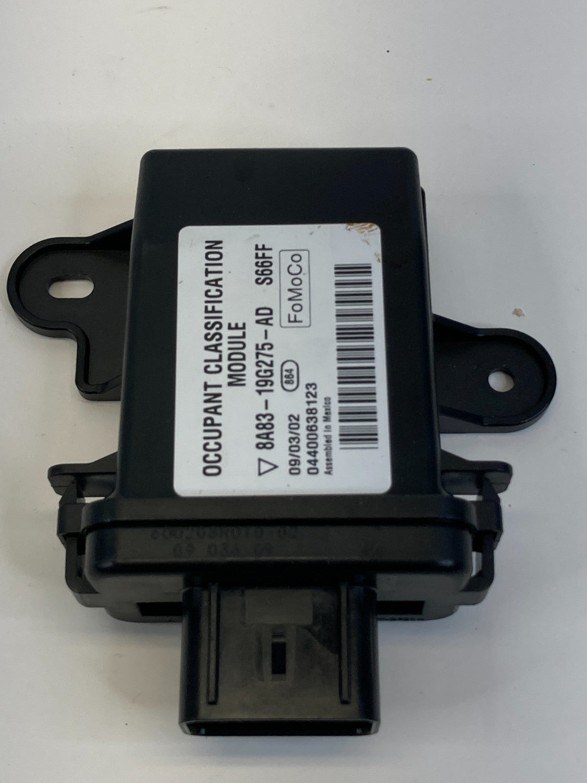 2009 2010 Ford Flex Seat Occupant Sensor Control Module 8A83-19G275-AD OEM