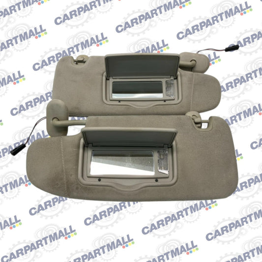 2006-2009 Milan Fusion Left & Right Sunvisor Sun Visor Pair Set Driver Passenger