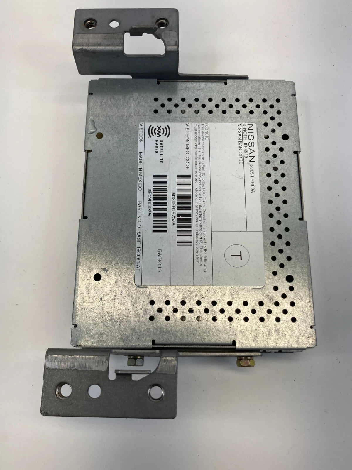 2005-2013 NISSAN ALTIMA SATELLITE RADIO TUNER CONTROL MODULE UNIT OEM 28051EH00A
