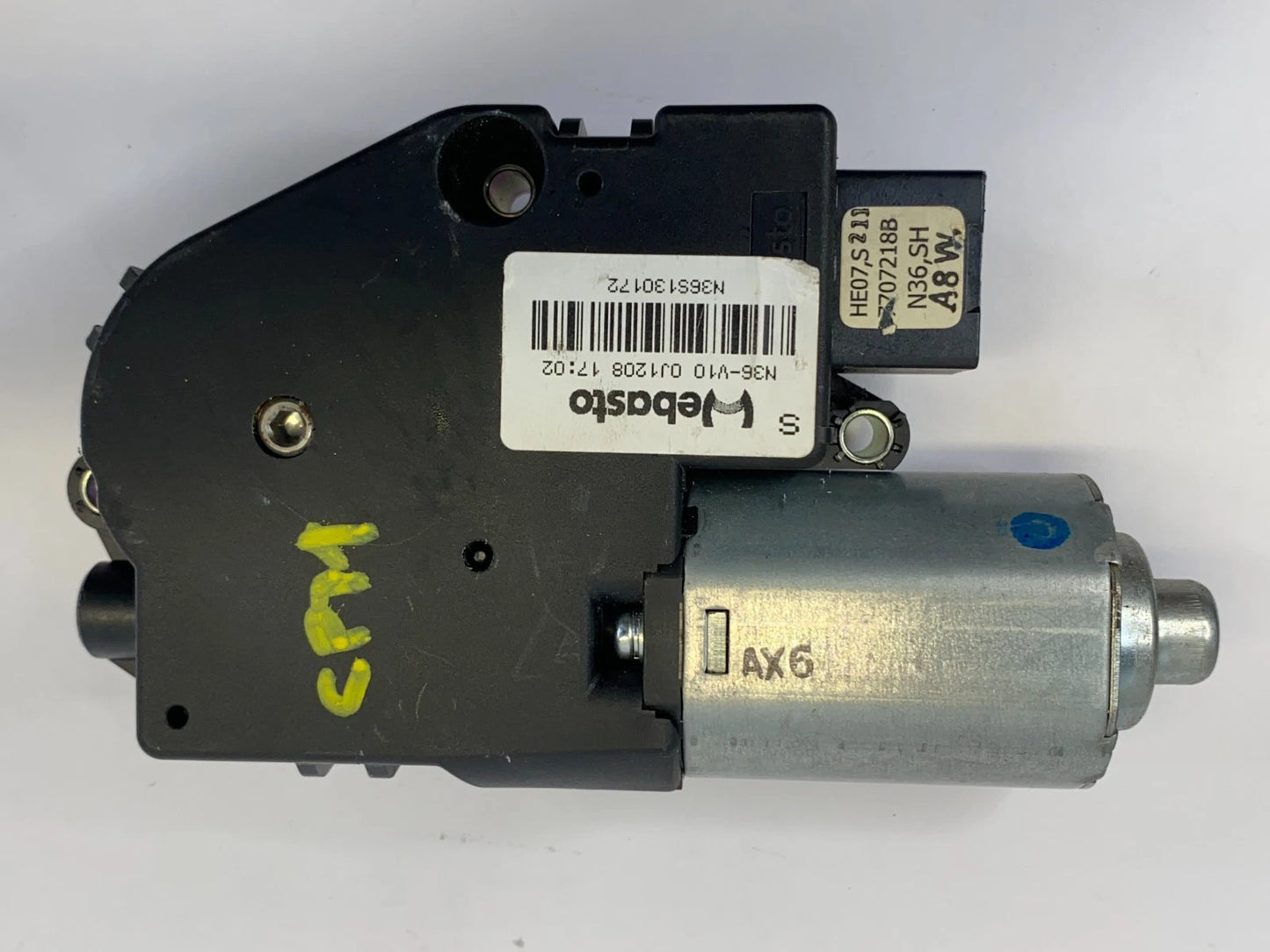2009-2014 NISSAN MURANO REAR PANORAMIC SUNROOF MOONROOF MOTOR OEM WR09-B75-AA