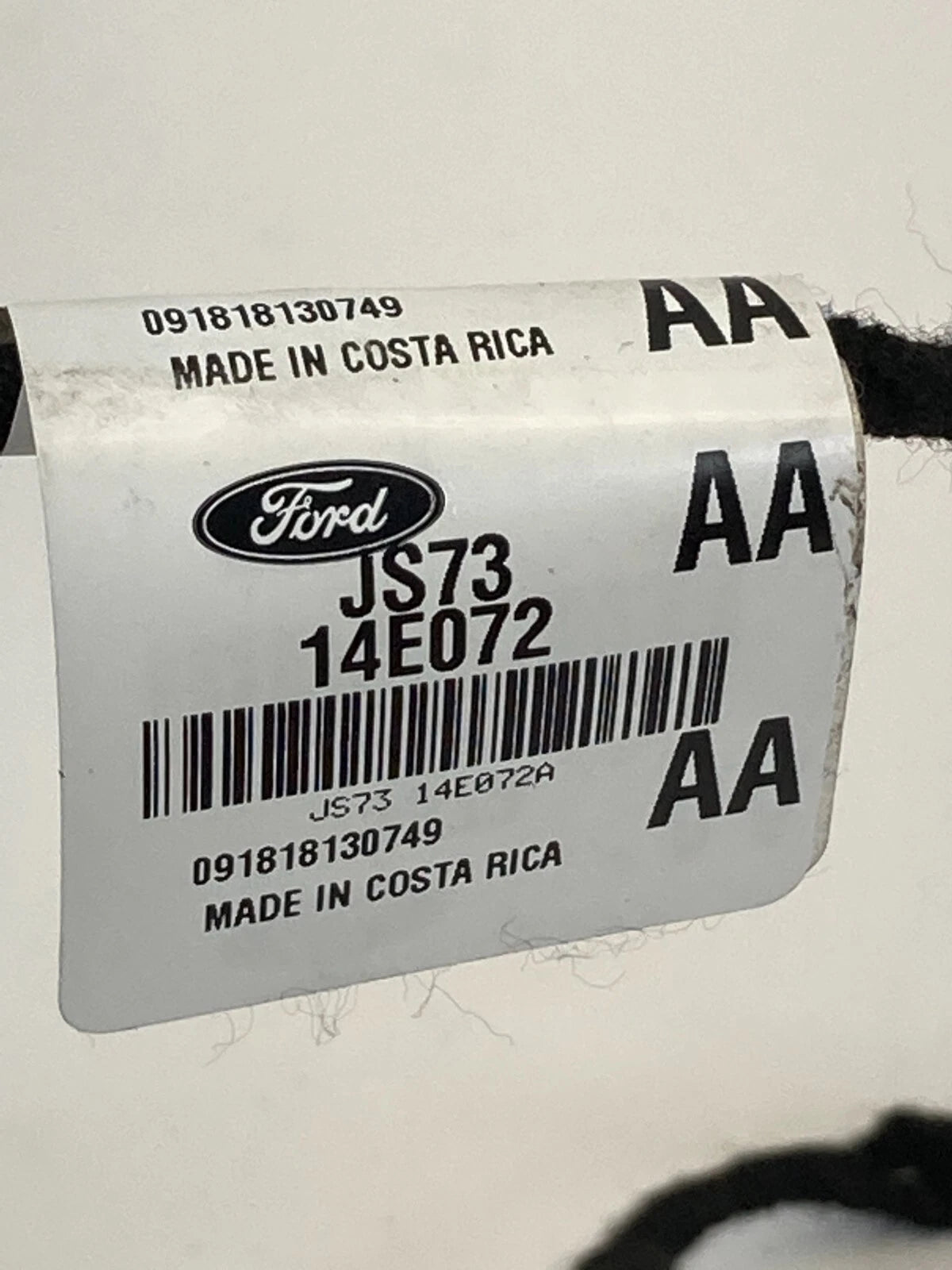 13-16 FORD FUSION FRONT RIGHT SIDE DOOR LOCK WIRE WIRING HARNESS JS7314E072 OEM