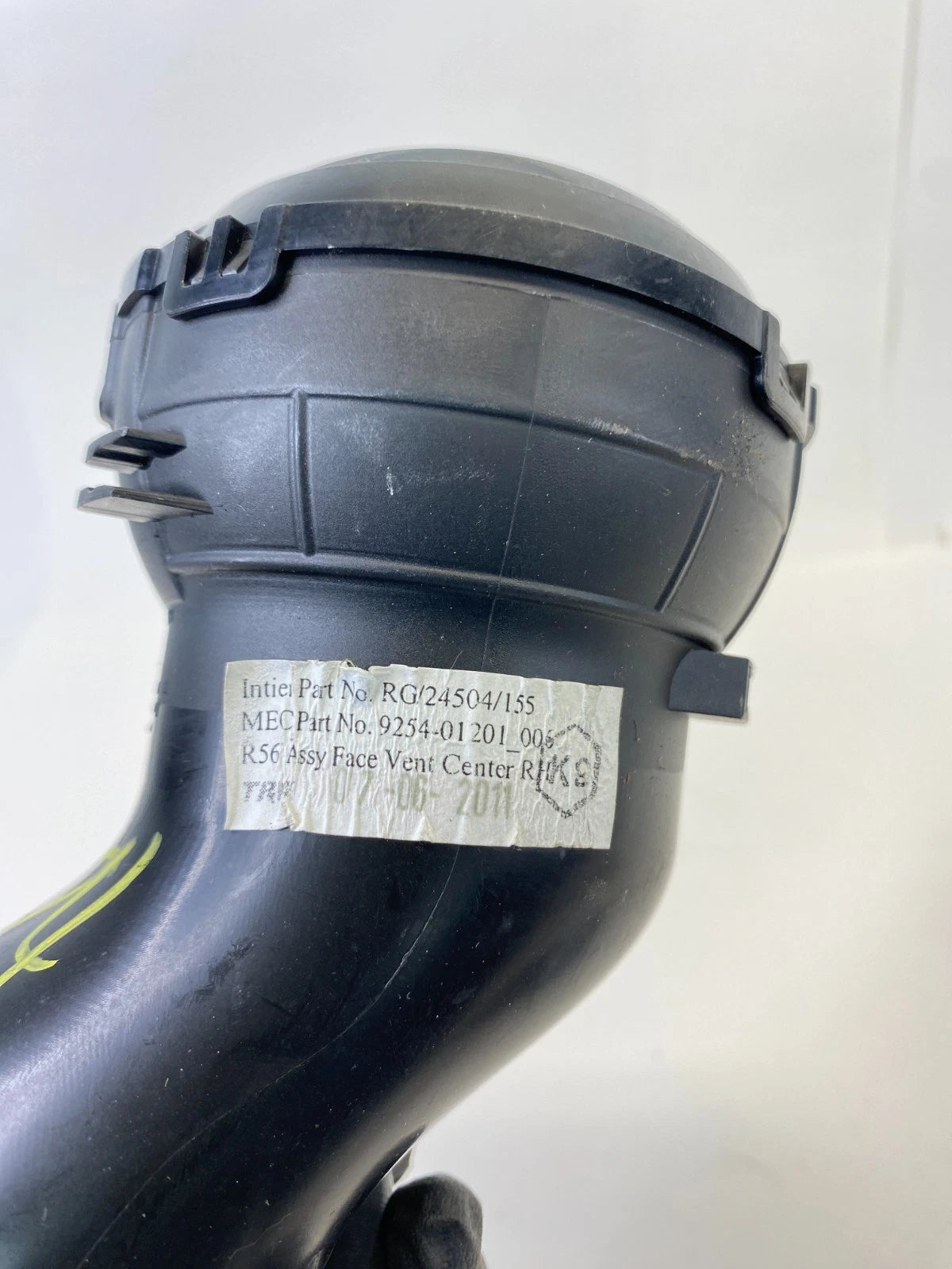 07-15 MINI COOPER DASHBOARD HEATER CENTER RIGHT FACE VENT ASSEMBLY 925401201 OEM