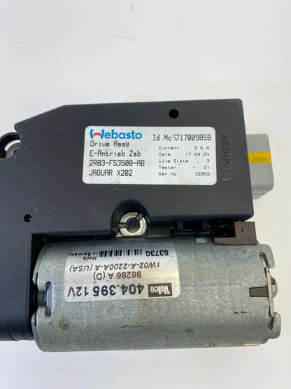2002-2006 JAGUAR S-TYPE POWER SUNROOF MOONROOF ACTUATOR MOTOR OEM 2R83-F53508-AB
