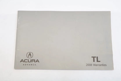 2008 ACURA TL OWNERS MANUAL CONSUMER INFO WARRANTY BOOK NAVIGATION & CASE