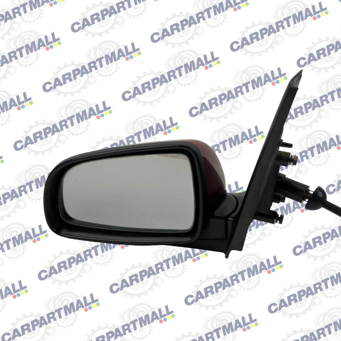 2007-2011 Chevrolet Aveo Sedan Left Driver Side View Manual Door Mirror Red OEM