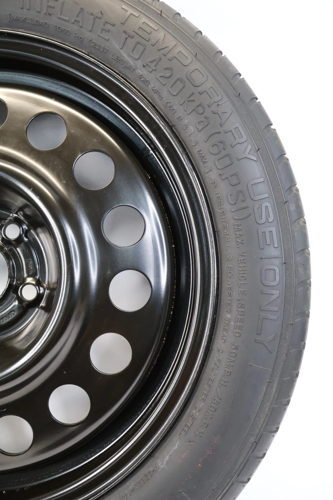 2013-2019 FORD ESCAPE EMERGENCY SPARE TIRE WHEEL DONUT COMPACT T155/70R17 110M