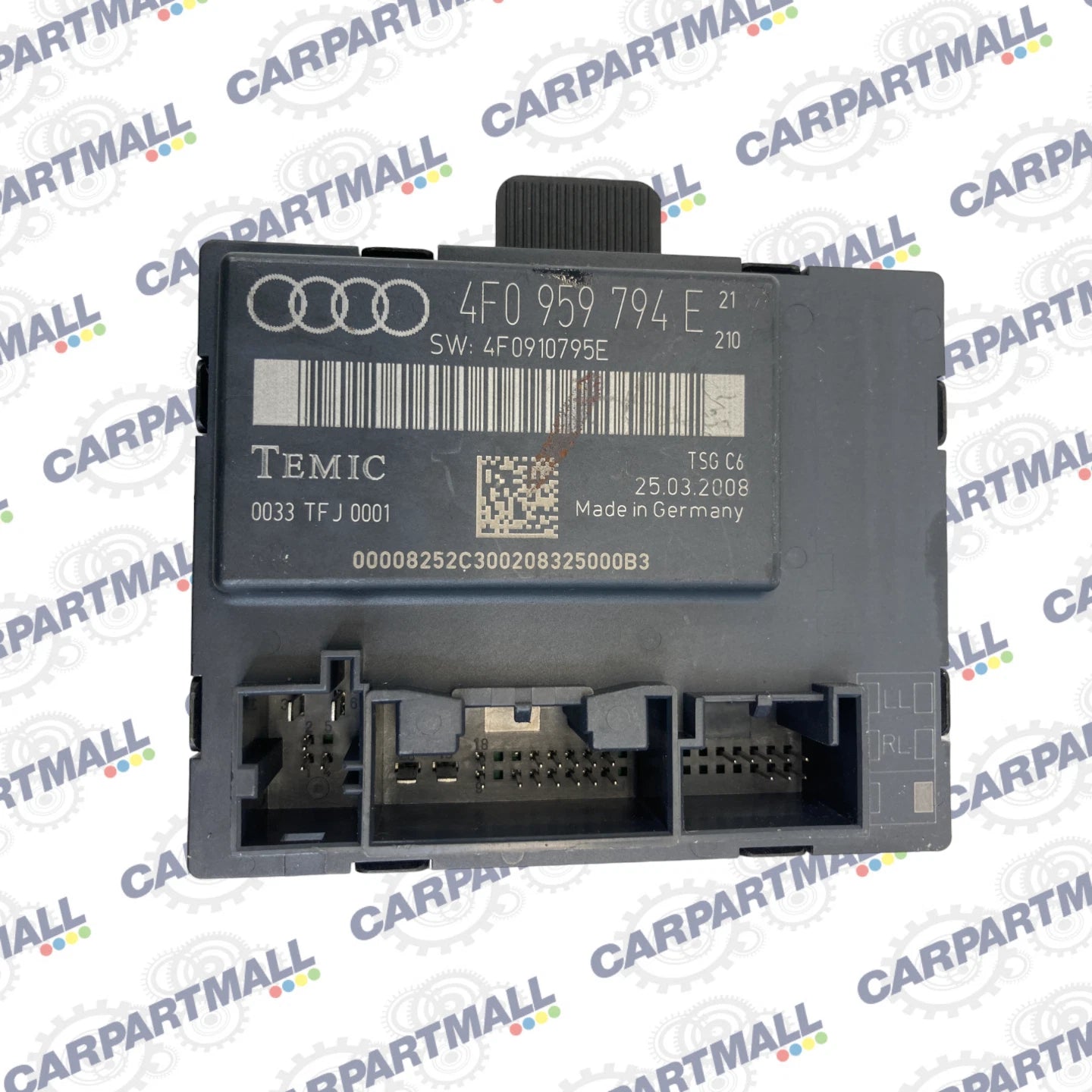 2006 2007 2008 AUDI A6 REAR RIGHT SIDE DOOR CONTROL MODULE UNIT 4F0-959-794-E