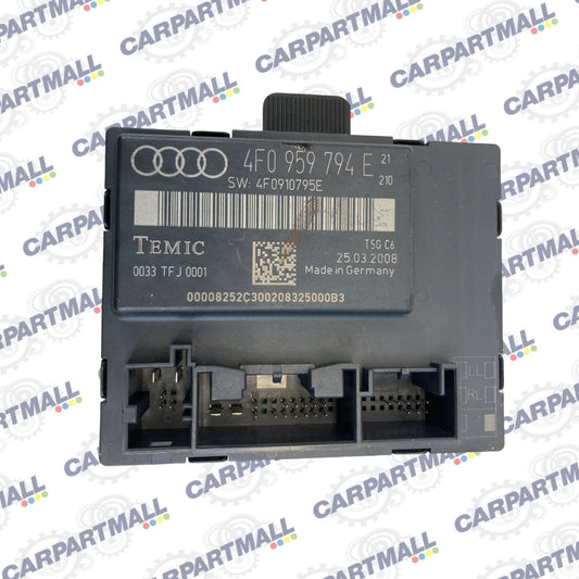 2006 2007 2008 AUDI A6 REAR RIGHT SIDE DOOR CONTROL MODULE UNIT 4F0-959-794-E