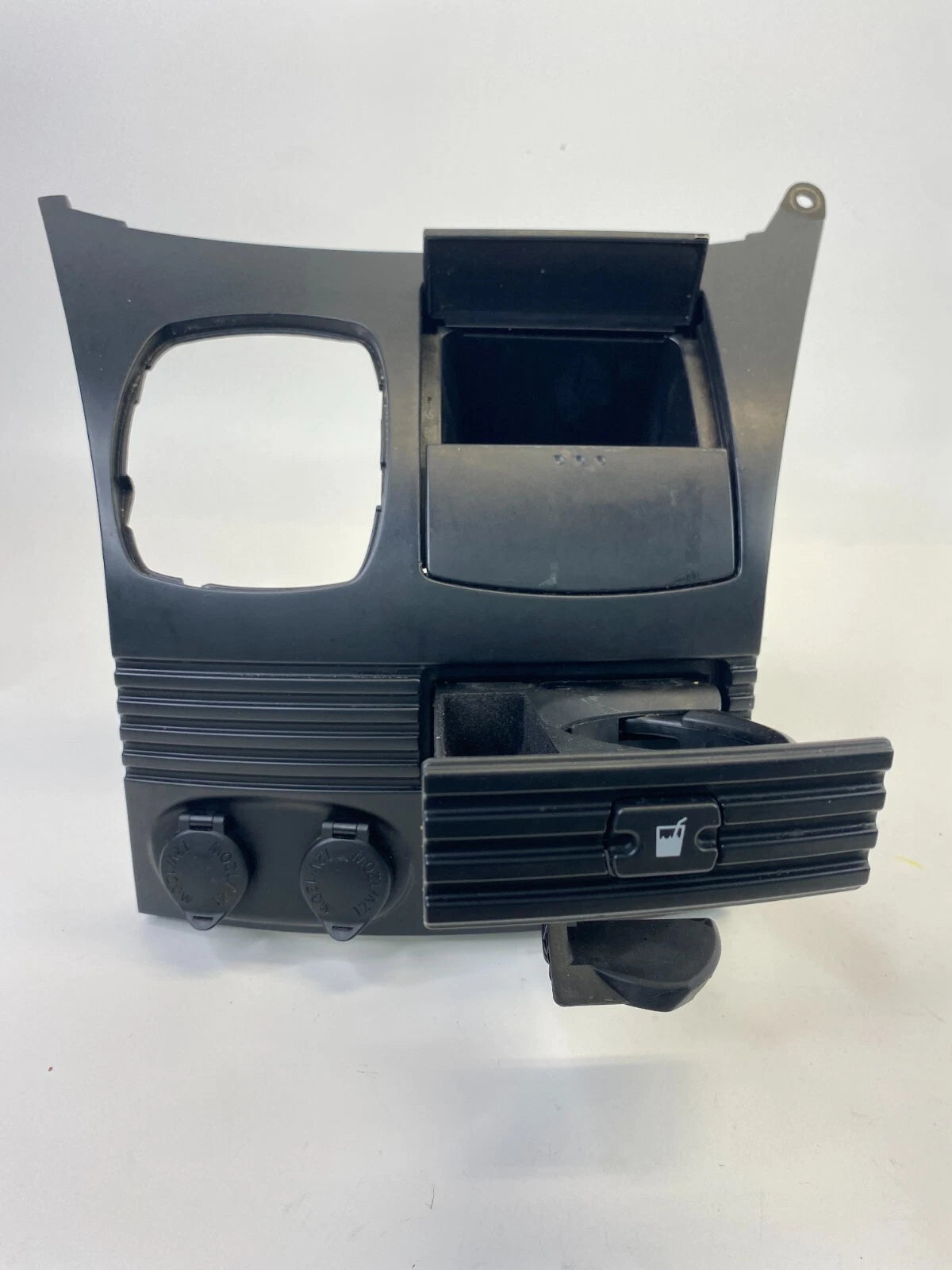 04-10 TOYOTA SIENNA CENTER DASH SHIFTER CUBBY BEZEL & CUPHOLDER 55633AE010 OEM
