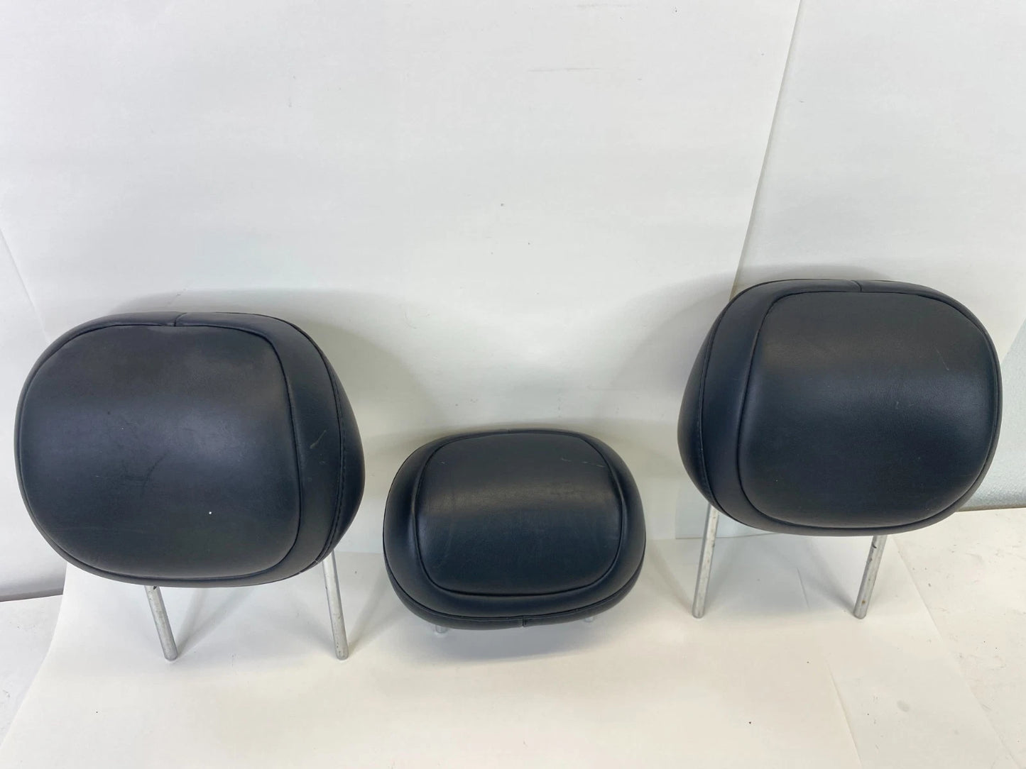 2013 13 DODGE DART REAR BACK SEAT HEADREST HEAD REST LH RH SET OF 3 LEATHER OEM