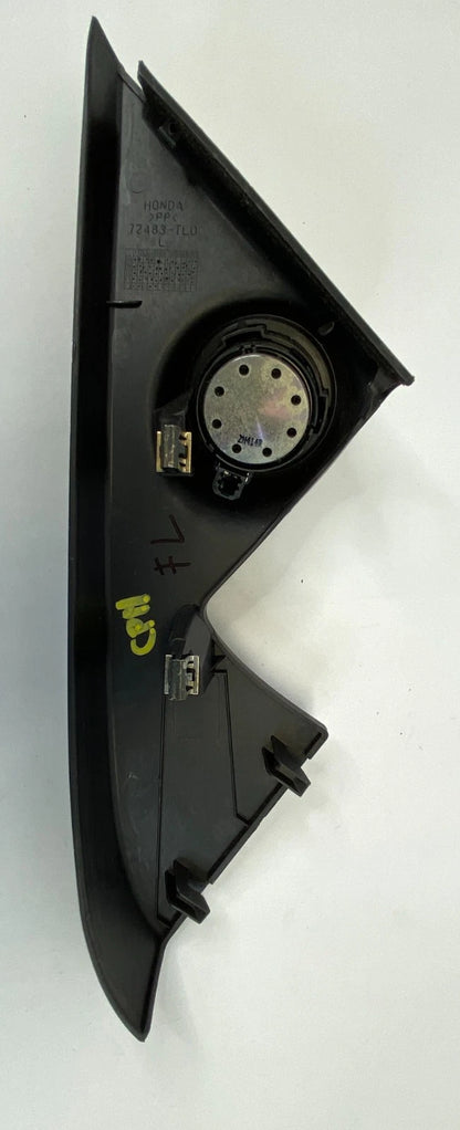 09-14 ACURA TSX FRONT LEFT DRIVER DOOR TWEETER SPEAKER COVER TRIM OEM 72483-TL0