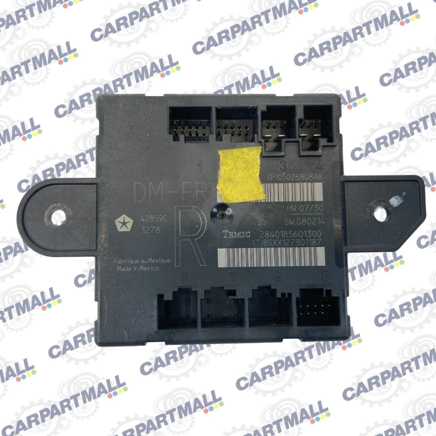 2009 2010 DODGE JOURNEY FRONT RIGHT PASSENGER DOOR CONTROL MODULE 05026808AB OEM