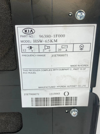 2005-2010 KIA SPORTAGE SPEAKER SUBWOOFER AUDIO SYSTEM 96380-1F000 OEM