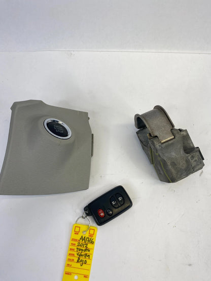 2009-2015 TOYOTA VENZA IGNITION START/STOP BUTTON SWITCH ACTUATOR W/ BEZEL TRIM