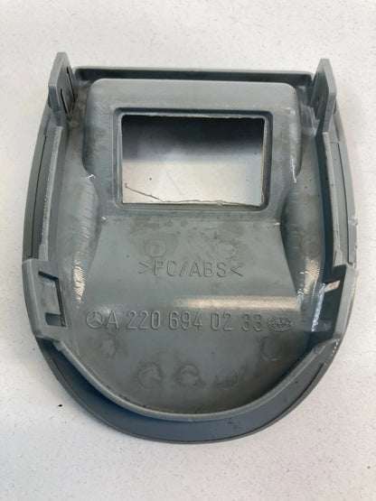 00-06 MERCEDES-BENZ S500 REAR SEAT CHILD ANCHOR HOOK COVER TRIM A2206940233 OEM