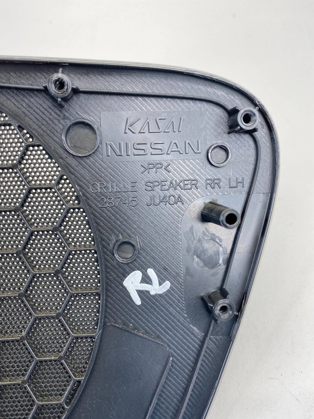 2010-2013 INFINITI G37 REAR LEFT DOOR SPEAKER GRILLE COVER TRIM 28745-JU40A OEM