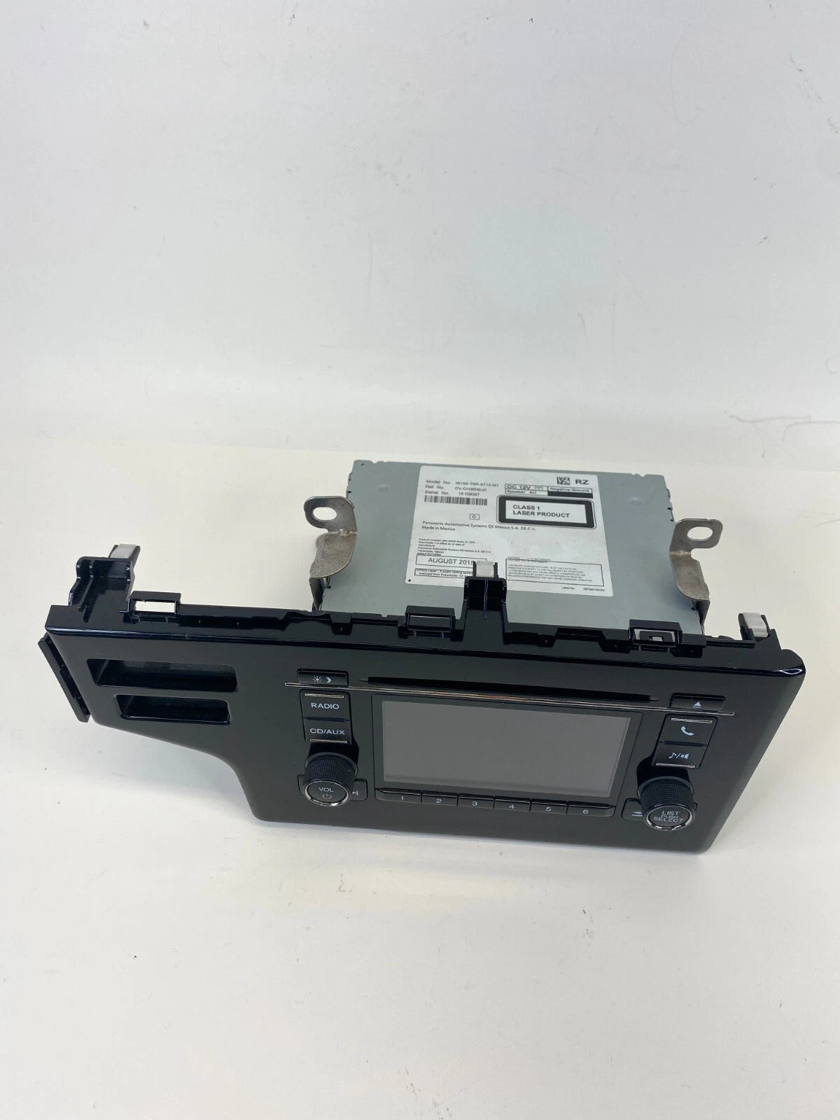 2015-2017 HONDA FIT RADIO CD PLAYER RECEIVER DISPLAY SCREEN 39100-T5R-A712