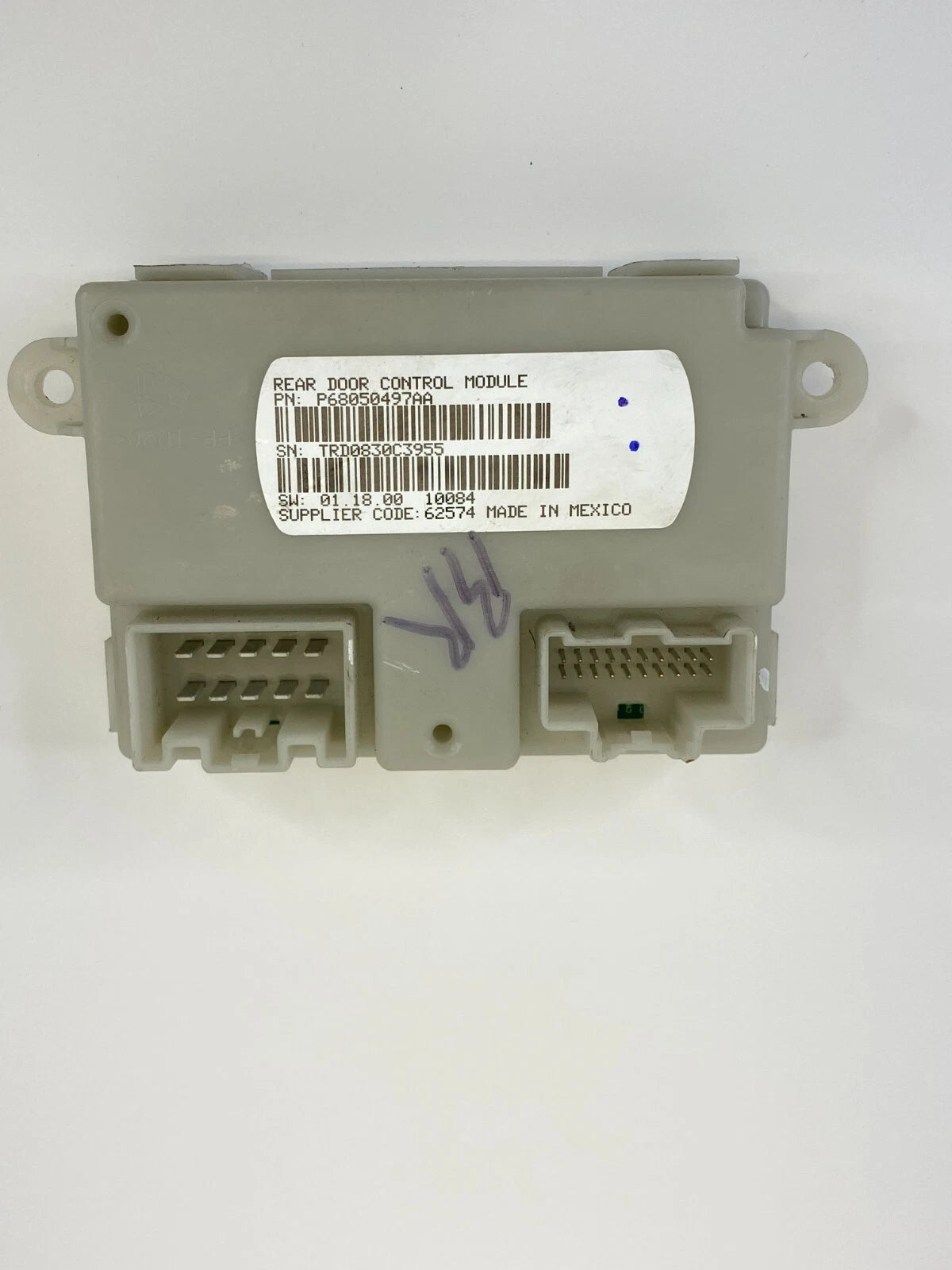 2009-2014 VW ROUTAN REAR RIGHT SLIDING DOOR CONTROL MODULE OEM P68050497AA