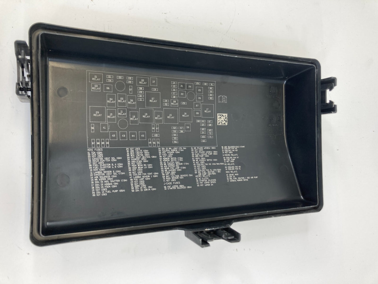 2011-2014 Chevrolet Cruze 1.4L Engine Fuse Box Relay Cover Cap 812461952 OEM