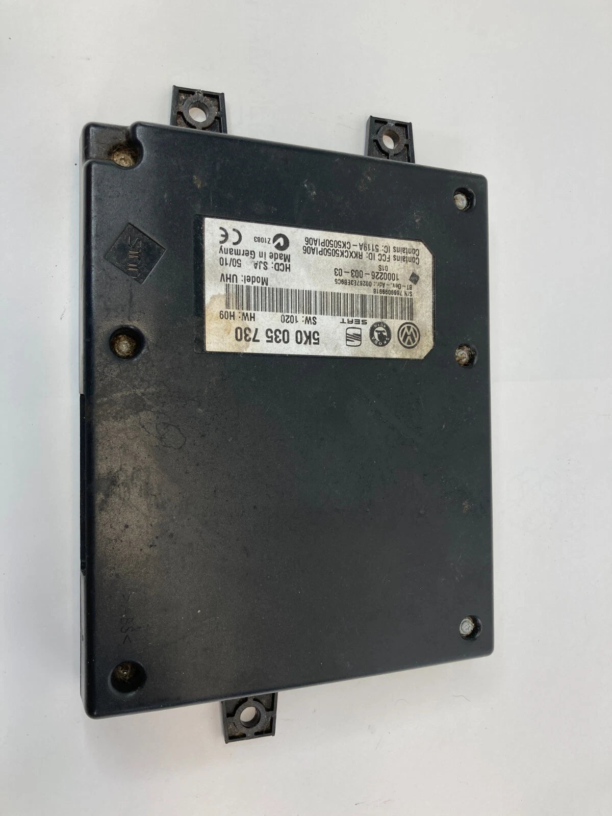 2011 VOLKSWAGEN TIGUAN BLUETOOTH INTERFACE COMPUTER CONTROL MODULE 5K0035730 OEM