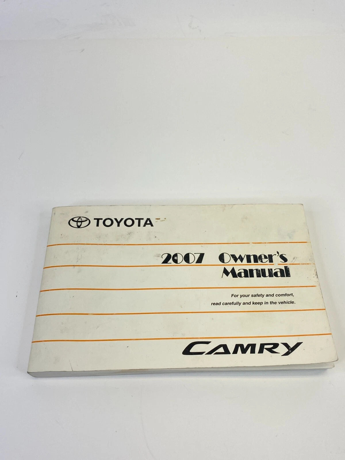2007 07 TOYOTA CAMRY OWNERS MANUAL INFORMATION WARRANTY GUIDE BOOK SET