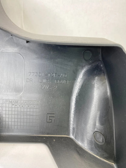 2013-2017 HONDA ACCORD LEFT DRIVER LOWER KNEE COVER TRIM BLACK 77301-T2F-A0 OEM