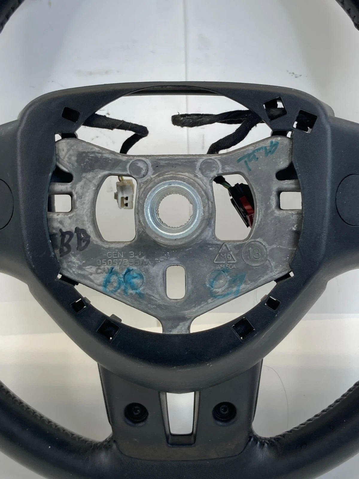 13 14 15 16 DODGE DART STEERING WHEEL W/ AUDIO & CRUISE CONTROL ASSEMBLY OEM