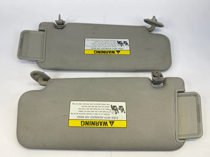 2010-2013 KIA FORTE FRONT LEFT RIGHT SUNVISOR SHADE MIRROR PAIR SET OEM FACTORY