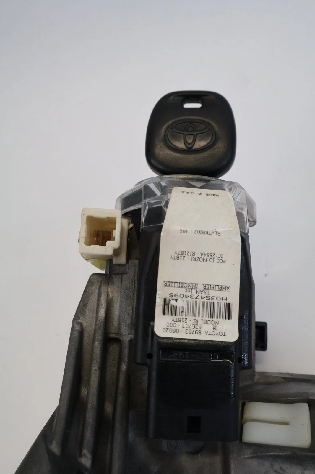 2007-2011 TOYOTA CAMRY IGNITION LOCK CYLINDER SWITCH ASSY W/ KEY 89783-06020 OEM