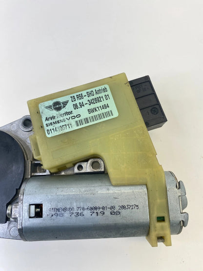 07-14 MINI COOPER 11-16 COUNTRYMAN SUNROOF SLIDING PAN SUN ROOF MOTOR 3428921