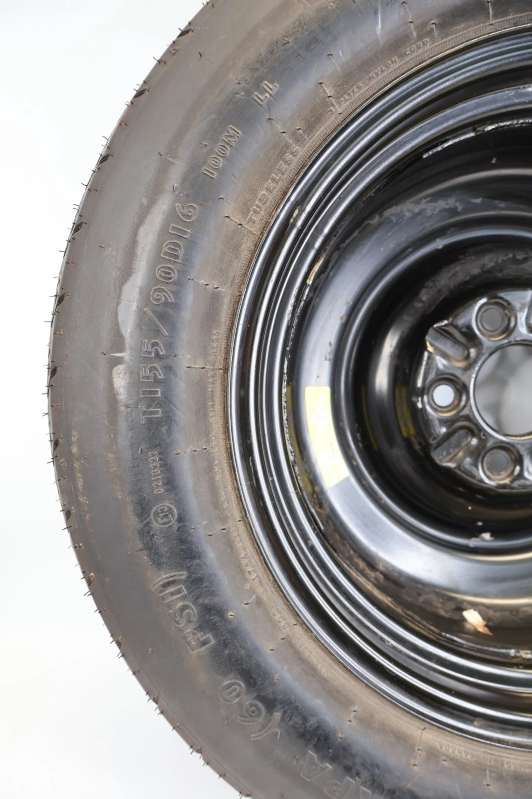 2007-2012 DODGE CALIBER SPARE TIRE COMPACT DONUT WHEEL T155/90D16 100M OEM