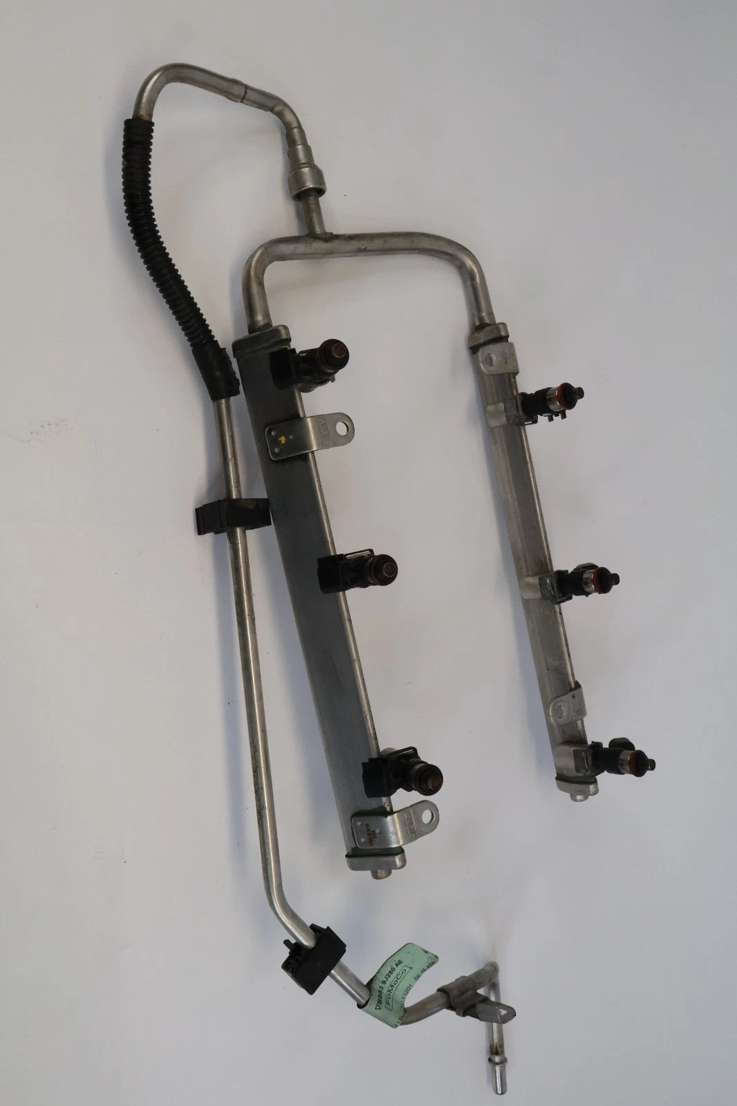11-19 FORD EXPLORER 3.5L V6 FUEL RAIL ASSEMBLY W/ FUEL INJECTORS BB539J280AE OEM