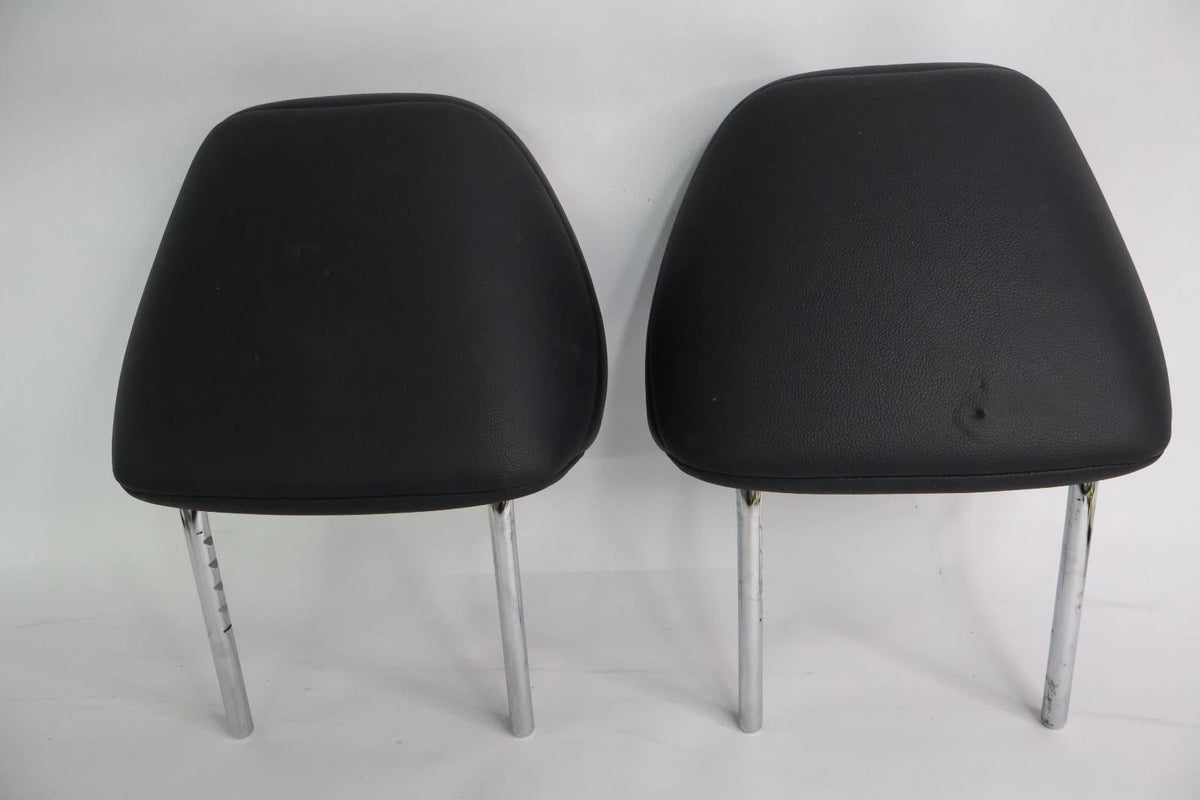 2007-2011 HONDA CRV FRONT HEADREST PAIR BLACK LEATHER LEFT RIGHT OEM
