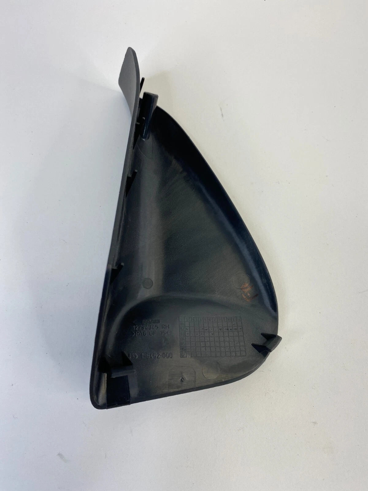 03-11 SAAB 9-3 FRONT RIGHT SIDE DOOR INTERIOR MIRROR CORNER TRIM COVER 12794345