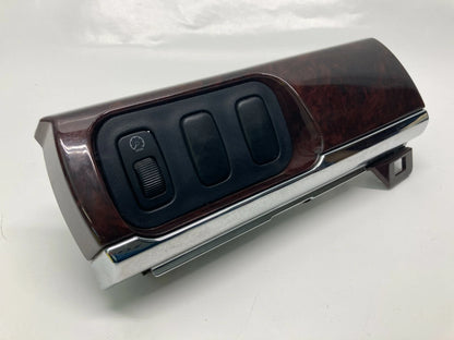 2004-2012 MITSUBISHI GALANT DIMMER LIGHT CONTROL SWITCH WOODGRAIN TRIM OEM