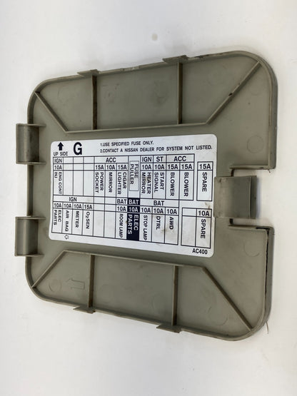 03 04 05 06 Infiniti G35 Interior Fuse Box Panel Access Cover Lid Trim OEM