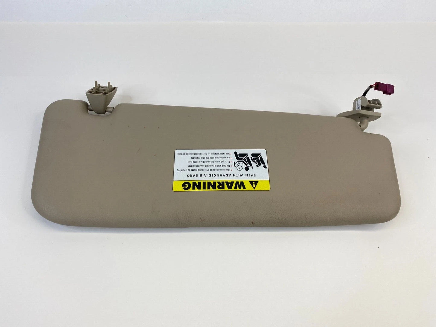 2009 2010 BMW 535I XDRIVE SUNVISOR LEFT DRIVER SIDE SUN VISOR SHADE ASSEMBLY OEM