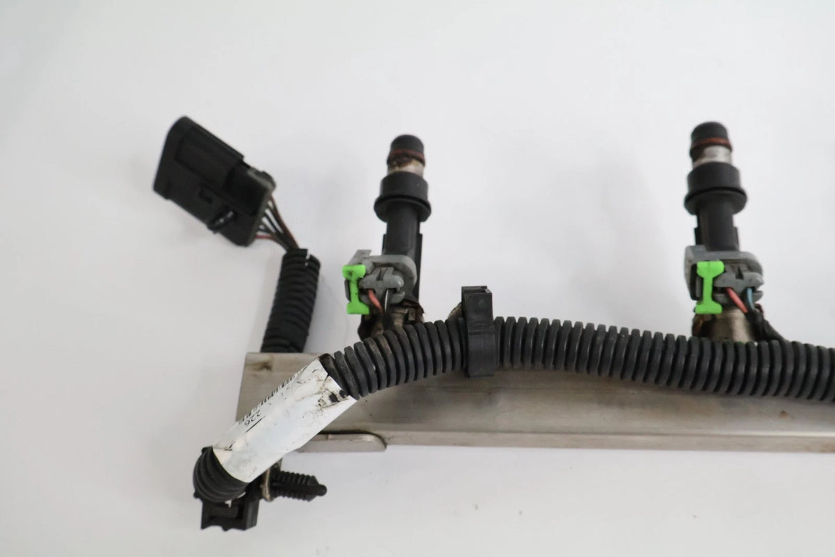 2006-2010 HUMMER H3 3.7L L5 A/T ENGINE FUEL RAIL W/ 5 FUEL INJECTORS HARNESS OEM