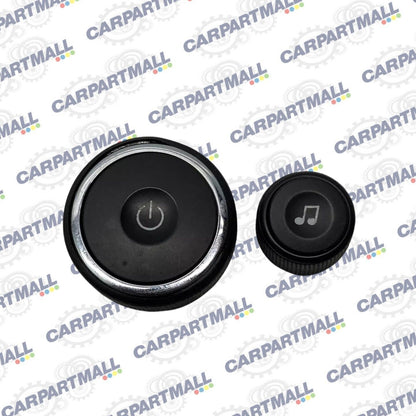 2006 2007 06 07 Saturn Vue Ion Dash Radio CD Stereo Knob Set Pair OEM