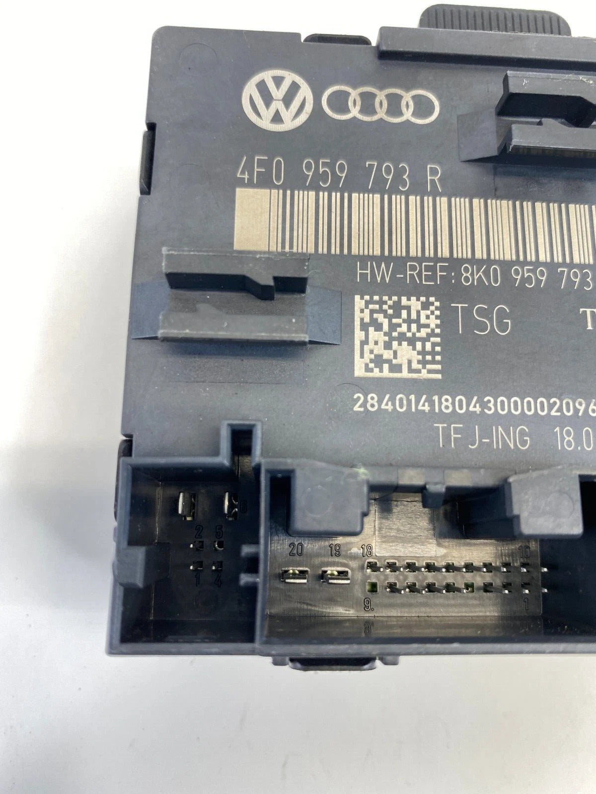 2009-2011 AUDI A6 QUATTRO FRONT LEFT DOOR WINDOW CONTROL MODULE 4F0-959-793-R