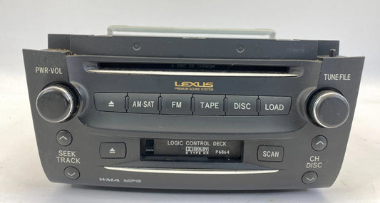 2007 2008 LEXUS GS350 AM/FM RADIO RECEIVER CD DISC TAPE CASSETTE PLAYER MP3 WMA