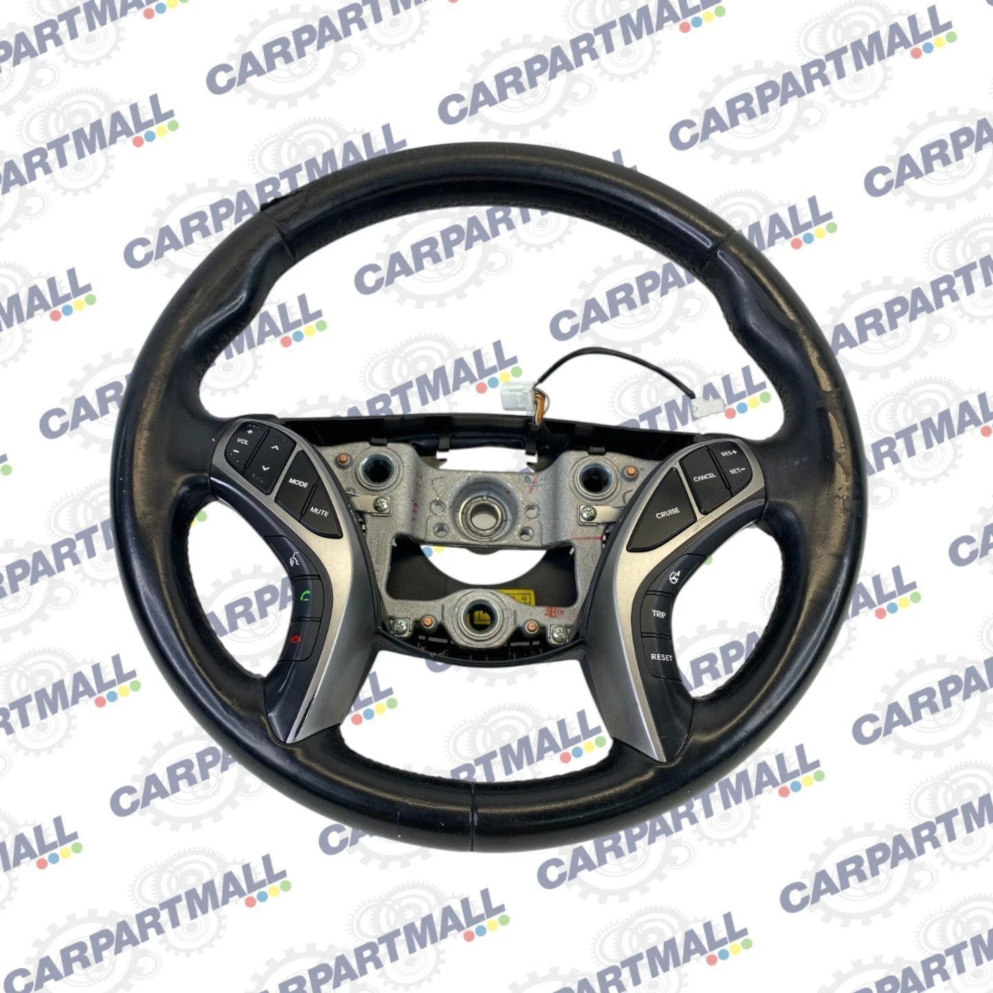 2013-2017 HYUNDAI ELANTRA GT STEERING WHEEL ASSY W/ CRUISE & PHONE CONTROL OEM