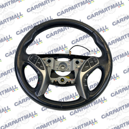 2013-2017 HYUNDAI ELANTRA GT STEERING WHEEL ASSY W/ CRUISE & PHONE CONTROL OEM