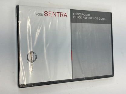 2008 08 Nissan Sentra Electronic Quick Reference Guide Book OEM